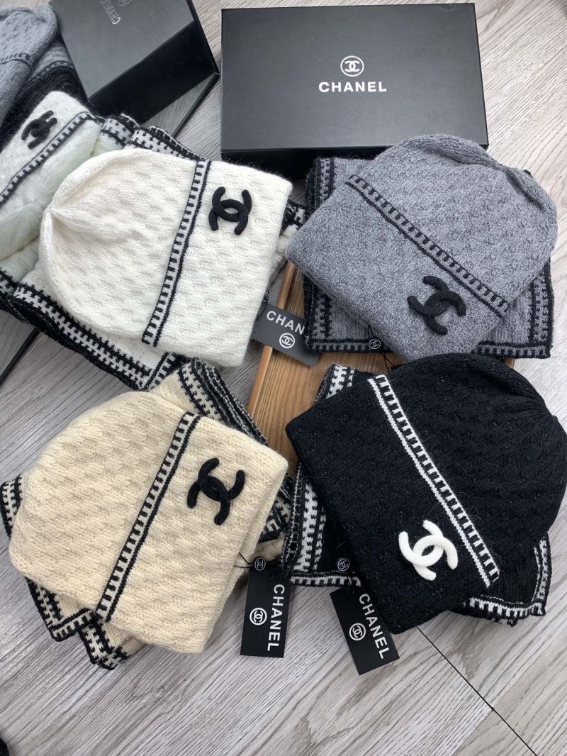 Chanel Caps Scarfs